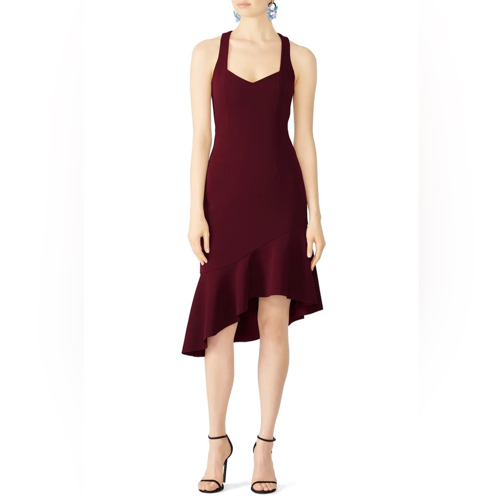 ELLIATT Burgundy Formal Cocktail Dress wedding guest